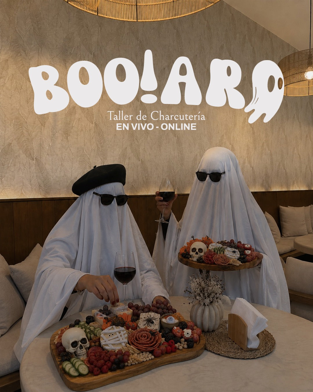 BOOARD! 👻 Taller de Charcutería  ONLINE - EN VIVO 27 Septiembre